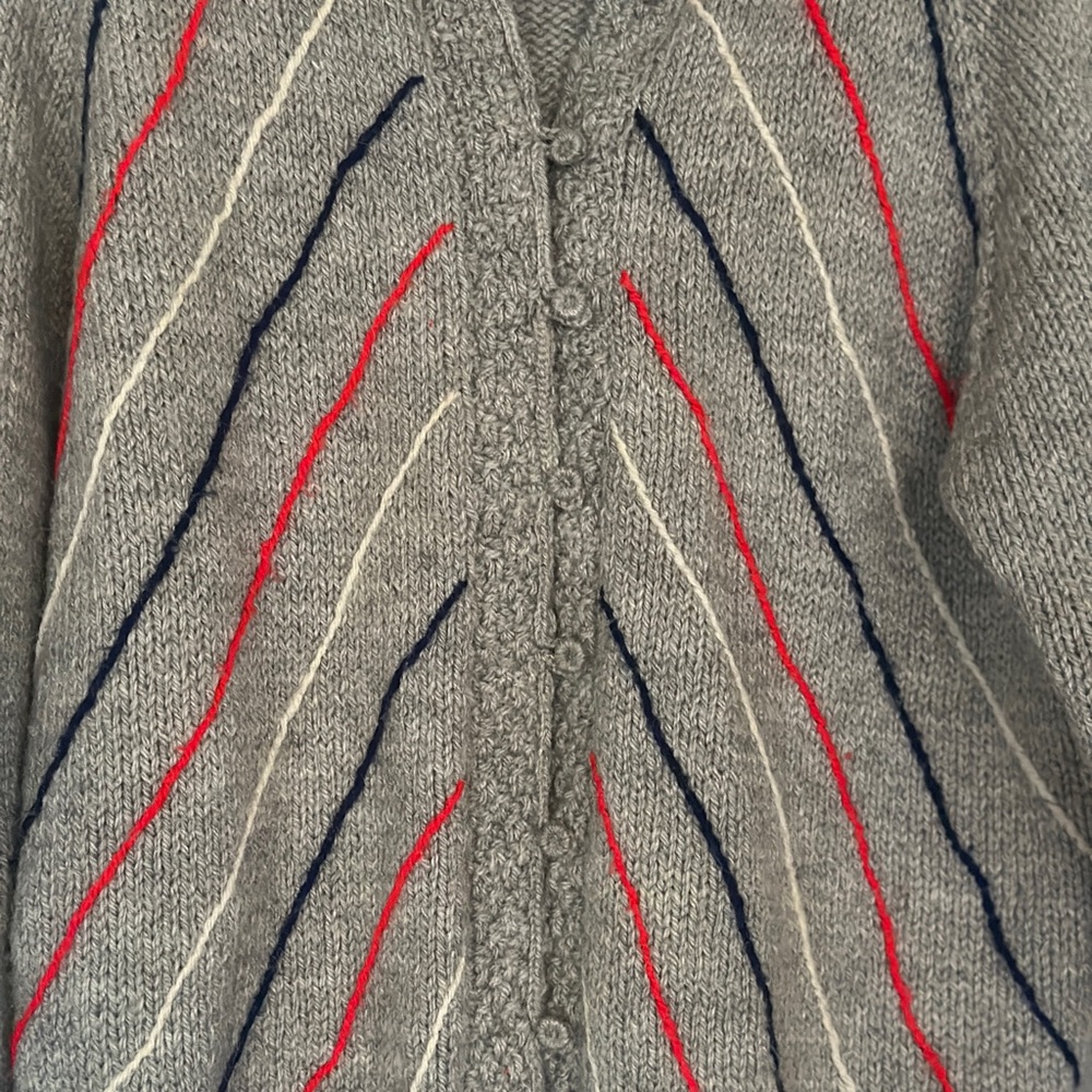 HAND-MADE KNIT CARDIGAN - Picture 2 of 6